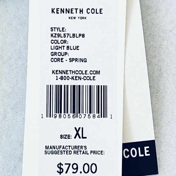 Kenneth Cole Golf Water Resistant 1/4 Zip Hoodie Anorak Jacket XL Lightweight - Picture 8 of 12